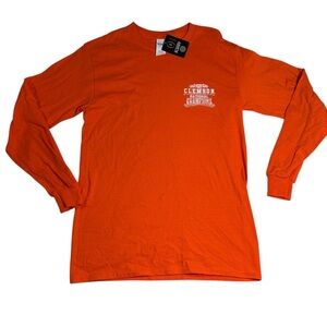 Clemson Tigers 2018 National Champions Long Sleeve Shirt NWT Unisex VTG inspired